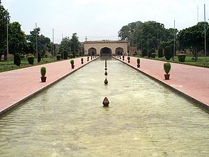 South wall pavilion on first level