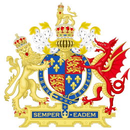 Coat of arms of England (1558–1603)
