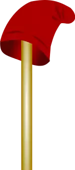 Phrygian cap on pole.svg