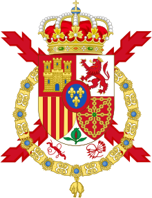 Escudo de armas del monarca de España
