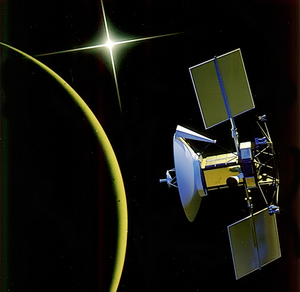 Artist's depiction of Magellan at Venus