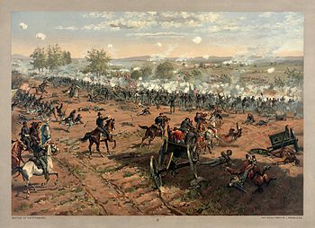 Thure de Thulstrup - L. Prang and Co. - Battle of Gettysburg - Restoration by Adam Cuerden.jpg