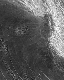 Maxwell Montes, tallest point on Venus