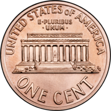 Lincoln Memorial penny