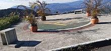 Helipad at La Catedral, the former Pablo Escobar prison overlooking the City of Medellin.jpg