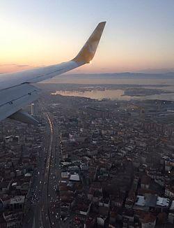 The center of Gebze, seen from the air