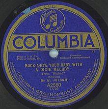 Rock-A-Bye Baby record by Al Jolson.jpg