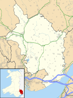 Llangovan is located in Monmouthshire
