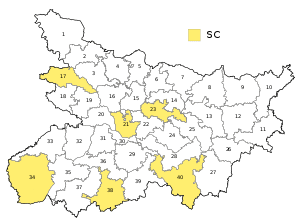 Bihar Wahlkreise Lok Sabha.svg