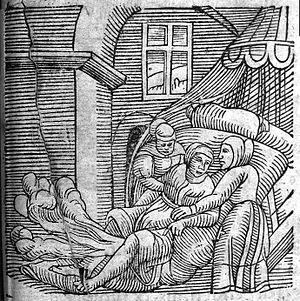 Illustration of man suffering from wind. Wellcome L0005360.jpg