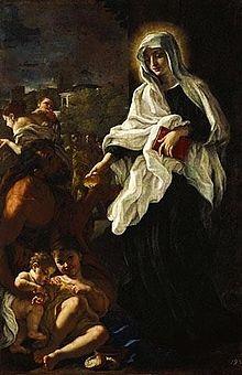 Baciccio-Saint Francesca Romana Giving Alms.jpg
