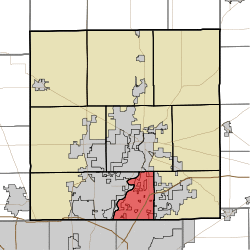 Location in Hamilton County