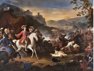Camillo Guerra, Carlo III alla battaglia di Velletri, Reggia di Caserta.png