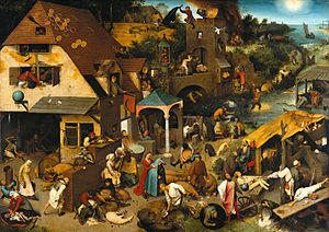 Pieter Brueghel the Elder - The Dutch Proverbs - Google Art Project.jpg