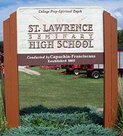 StLawrenceSeminaryHighSchoolSign.jpg