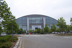 Xscape Milton Keynes seen from across Secklow Gate