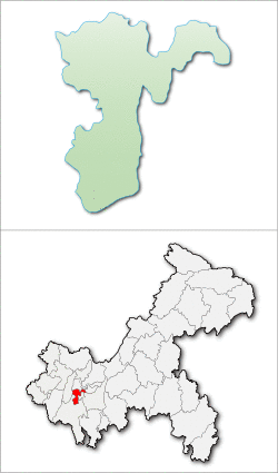 Jiulongpo District in Chongqing