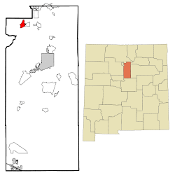 Location of San Ildefonso Pueblo, New Mexico