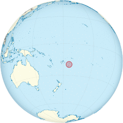 Location of Tonga