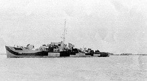 USS Mack (DE-358) off Orange, Texas (USA), circa in September 1944 (BS 122231).jpg