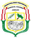 Coat of arms of Mariscal Cáceres