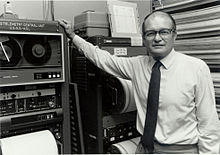 Bruce Bolt, seismologist, 1986.jpg