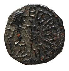 Silver sceatta of Eadberht (YORYM 2000 2283) reverse.jpg