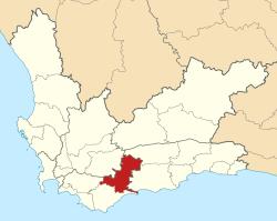Location in the Western Cape