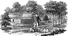 John & Thomas Bewick. Image from The Chase by William Somervile. 1802 03.png