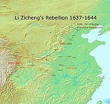 Li Zicheng's rebellion 1637-1644.jpg