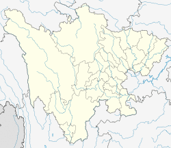 Guang'an is located in Sichuan
