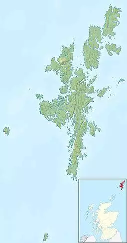 East Linga is located in Shetland