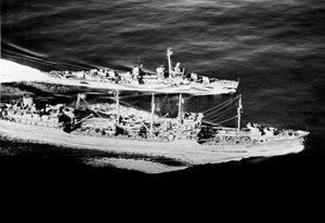 USS Kaskaskia (AO-27) and USS Hart (DD-594)