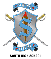 South High School (Bakersfield, California) logo.png
