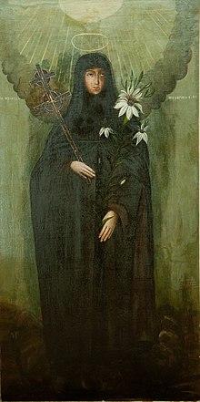 Eŭfrasińnia Połackaja. Эўфрасіньня Полацкая (1859).jpg