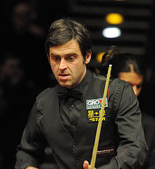 Ronnie O’Sullivan and Michaela Tabb at German Masters Snooker Final (DerHexer) 2012-02-05 12.jpg