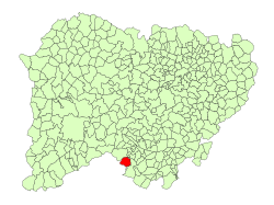 Location in Salamanca