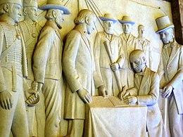 Sandrivierkonvensie, paneel 27, Voortrekkermonument, a.jpg
