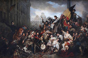 Gustave Wappers - Épisode des Journées de septembre 1830 sur la place de l'Hôtel de Ville de Bruxelles.jpg