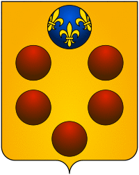 Coat of arms of the House of Medici.svg