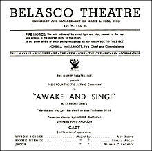 Awake and Sing! Playbill.jpg