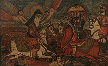 Hazrat Ali slays Marhab.JPG