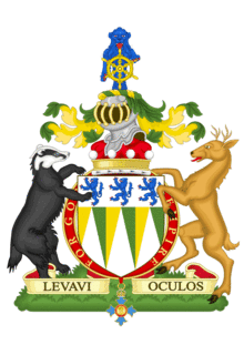 The arms of the Baron Tangley.png