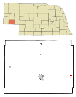 Location of Lodgepole, Nebraska