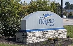 Welcome sign to Florence, Kentucky.jpg