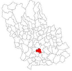 Location in Prahova County