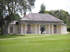 Busby's residence Treaty House, Waitangi, East.jpg
