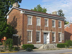 The George B. Unger House, a historic site in the village