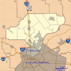 Starlight is located in Clark County, Indiana
