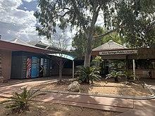 Photo of the entrance to the Alice Springs Public Library